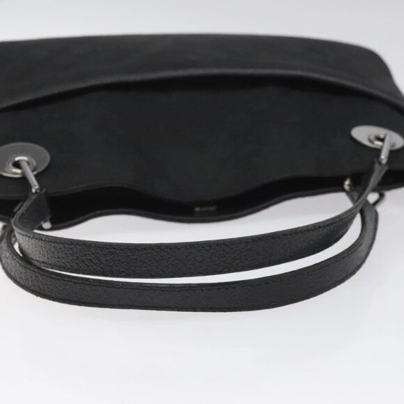 GUCCI GG Canvas Shoulder Bag Silver Black 121023 Auth - Picture 5 of 16